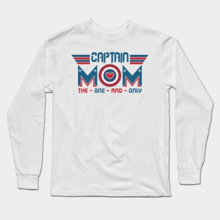 Captain Mom The One And Only Long Sleeve T-Shirt